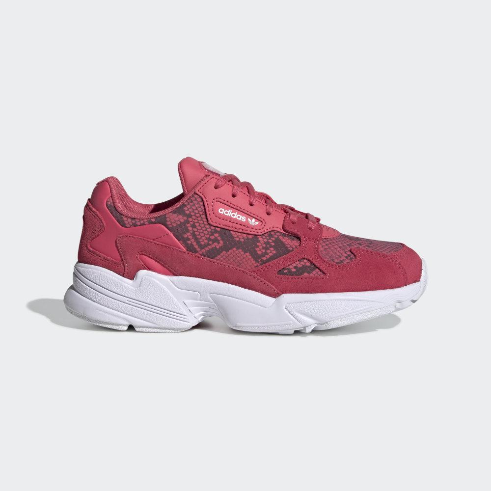 Adidas Women's Falcon Originals Shoes Pink/White Ireland FV4481